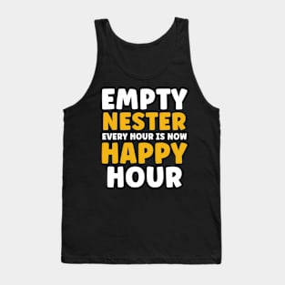 Funny Empty Nester Mom Dad Empty Nest Tank Top